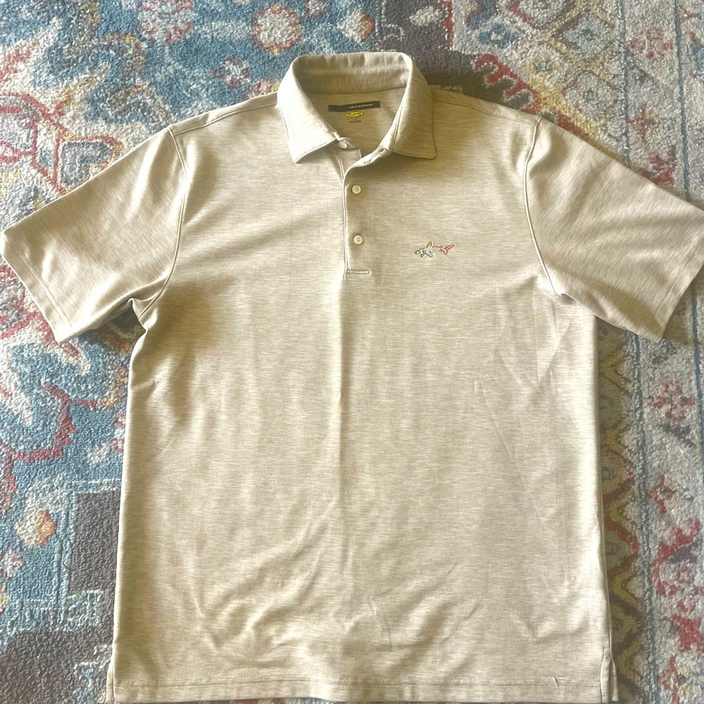 Greg Norman Mens large golf shirt